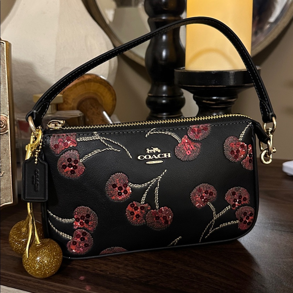 NWT | COACH Nolita 19 With Cherry Print - Picture 11 of 12